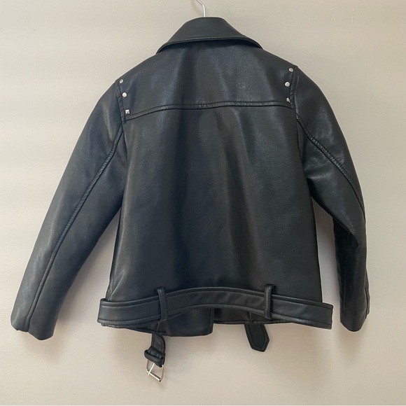 Zara Faux Leather Fringe Jacket - Picture 5 of 8